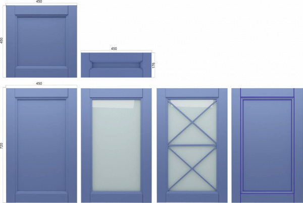 Кухонный гарнитур на заказ Диана