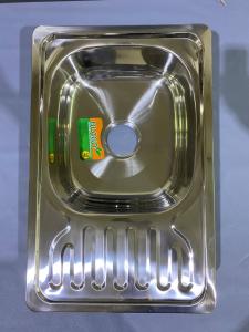 №4, Мойка врезная нержавейка BLAGO ORIGINAL Lavina 660х420 700 Металл, глянец полировка, Новый