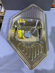 №30, Мойка врезная нержавейка HARDY 9550A 500х950 900х900 Металл, глянец полировка, Уценка