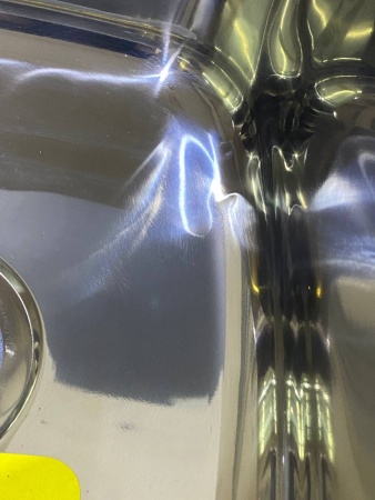 №28, Мойка врезная нержавейка HARDY 9550A 500х950 900х900 Металл, глянец полировка, Уценка