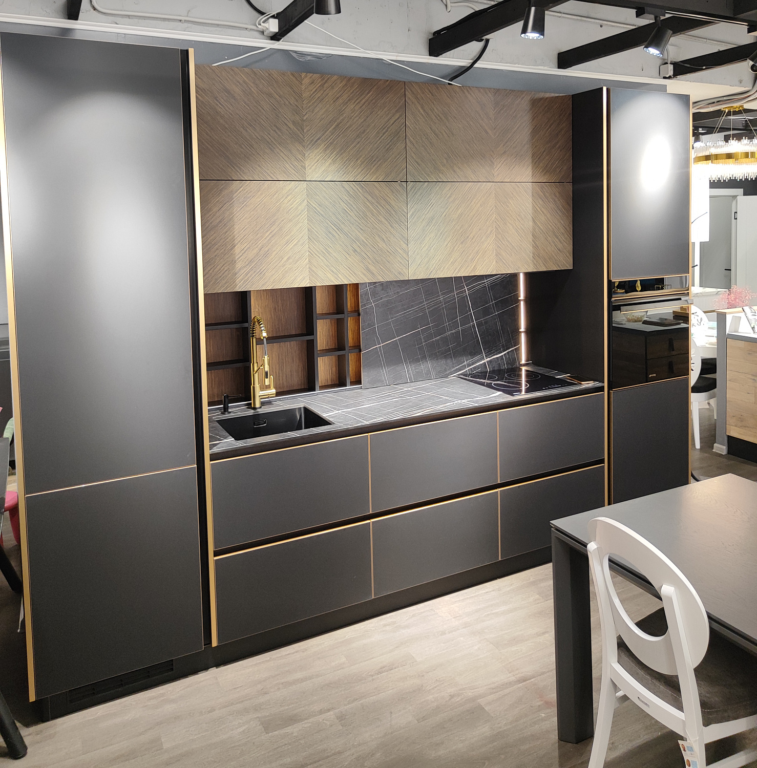 Кухонный гарнитур " Шпон + Perfect Sense