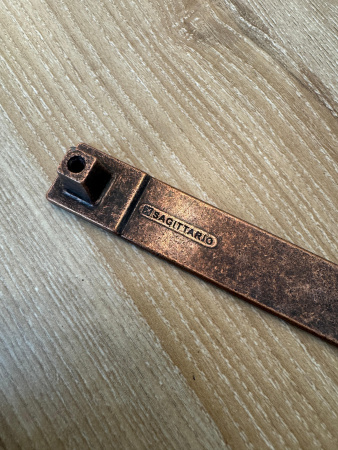 №14, Ручка мебельная noNAME Ручка - скоба FS- 121 128 бронза старая , в наличии -  2 шт 128 Металл, , Новый