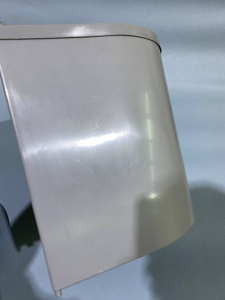 №2,  Inoxa Ведро для мусора (11л), пластик серый  Пластик, Серый, Новый