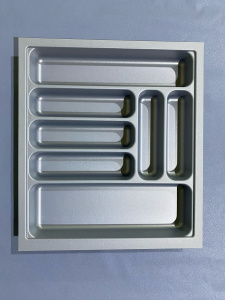 №3, Лоток для СП Ёмкость OrgaTray Innotech Atira 528x464 Пластик, Серебристый, Новый