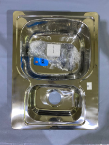 №12, Мойка врезная нержавейка MATTEO F-990A (F FIORDO A) 660х480 700 Металл, глянец полировка, Новый