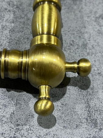 Выст.Образец, №15, ITALMIX NOVECENTO NO 0910 BRONZE, смеситель, бронза,Незначительные ПОТЕРТОСТИ