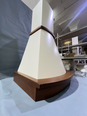 №34, Вытяжка ELIKOR РОТОНДА 60П-650-ПЗЛ 600 Металл, Бежевый, Выставочный образец