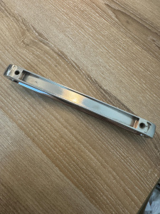 №35, Ручка мебельная noNAME Ручка-скоба Ellipse, хром, 128, Metakor, в наличии -  1 шт 128 Металл, , Новый