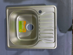 №10, Мойка врезная нержавейка BLAGO Original MARIA 580x480 700 Металл, декор, Новый