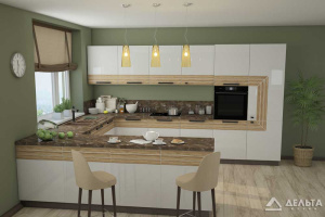 Кухонный гарнитур на заказ Барселона Техно