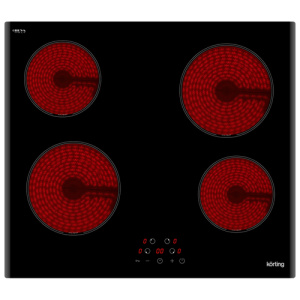 №27, Варочная панель Korting HK 60003 B 600 Стекло, Черный, Новый №27, Варочная панель Korting HK 60003 B 600 Стекло, Черный, Новый