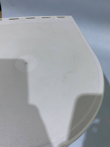 №8,  Elltipi Ведро для мусора 12 литров, серый/ алюминий  Пластик, Серый, Новый