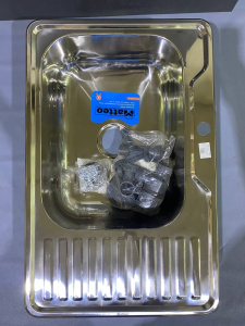 №13, Мойка врезная нержавейка MATTEO 7850 (ADRIATICO) 780х500 900 Металл, глянец полировка, Уценка