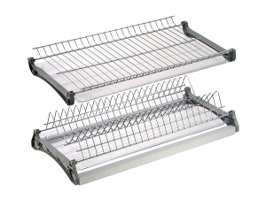 №17 Посудосушитель с рамой в шкаф на 600 хром