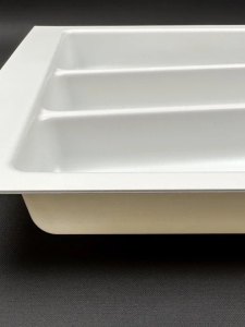 №19, Лоток для СП Ёмкость Trend 2 400,500 318х472 Пластик, белый , Новый