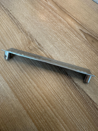 №47, Ручка мебельная noNAME Ручка-скоба, 192 мм, серебро, в наличии -  3 шт 192 Металл, , Новый