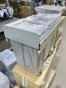 №14,  Kalibra Ведро для мусора  Пластик, Серый, Новый