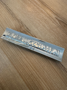 №47, Ручка мебельная noNAME Ручка-скоба, 192 мм, серебро, в наличии -  3 шт 192 Металл, , Новый