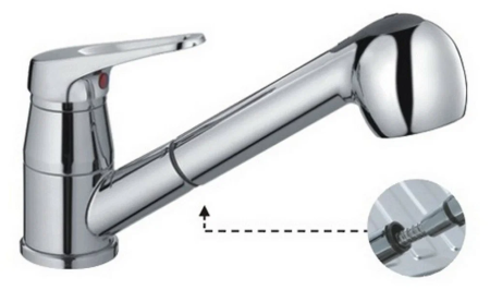 №26, Смеситель Haiba HB6013  , Терракот, Новый