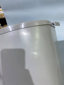 №2,  Inoxa Ведро для мусора (11л), пластик серый  Пластик, Серый, Новый