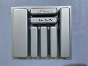 №2, Лоток для СП Ёмкость OrgaTray Innotech Atira 528x464 Пластик, Серебристый, Новый