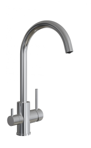 №52, Смеситель FLORENTINA КЛИО SS (KLIO Stainless steel)  , Нержавейка, Новый