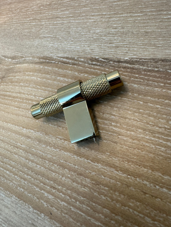 №11, Ручка мебельная noNAME Ручка-кнопка, отделка золото глянец арт. SY8772 0008 GL-GL, в наличии -  7 шт  Металл, , Новый