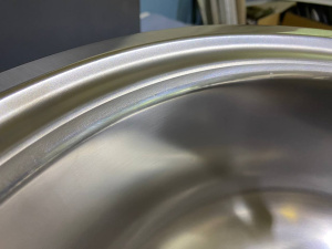 №3, Мойка врезная нержавейка Ukinox овальная Фаворит 747х447 800 Металл, полировка, Уценка