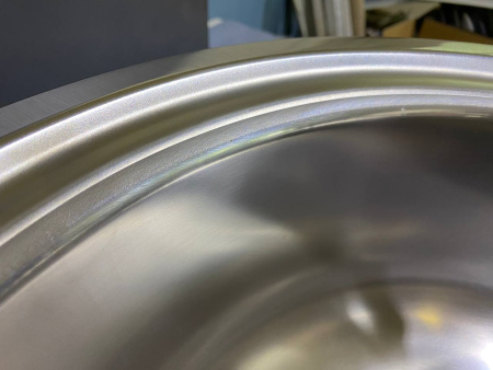 №3, Мойка врезная нержавейка Ukinox овальная Фаворит 747х447 800 Металл, полировка, Уценка