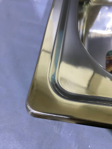 №19, Мойка врезная нержавейка LAGUNA D7642P 760х420 800 Металл, глянец полировка, Уценка