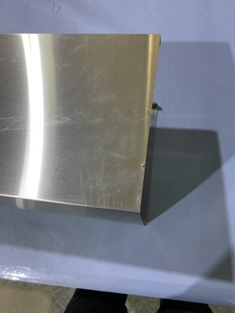 №6, Вытяжка КВАДРА 60Н-430-КЗГ 600 Металл, Нержавейка, Выставочный образец