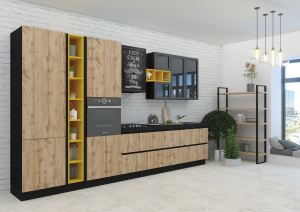 Кухонный гарнитур на заказ ГОЛА+ГЛОСС