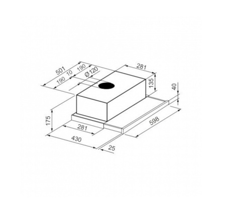 №15, Вытяжка Korting KHP6211GN 600 Металл, Нержавейка, Выставочный образец
