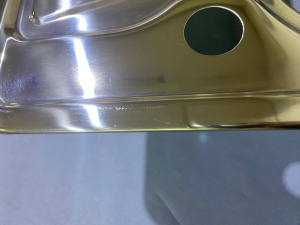 №6, Мойка врезная нержавейка BLAGO Original MARIA 580x480 700 Металл, глянец полировка, Уценка