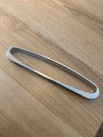 №35, Ручка мебельная noNAME Ручка-скоба Ellipse, хром, 128, Metakor, в наличии -  1 шт 128 Металл, , Новый