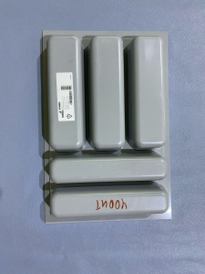 №7, Лоток для СП Ёмкость OrgaTray Innotech Atira 305x461 Пластик, Серебристый, Новый