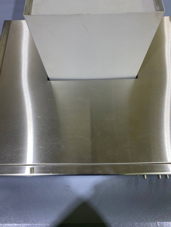 №11, Вытяжка ELIKOR КВАДРА 60Н-430-КЗГ 600 Металл, Нержавейка, Выставочный образец