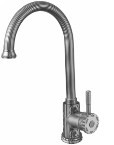 №46, Смеситель Zorg ANTIC A 108K-SL (№23)  , Chrome, Выставочный образец