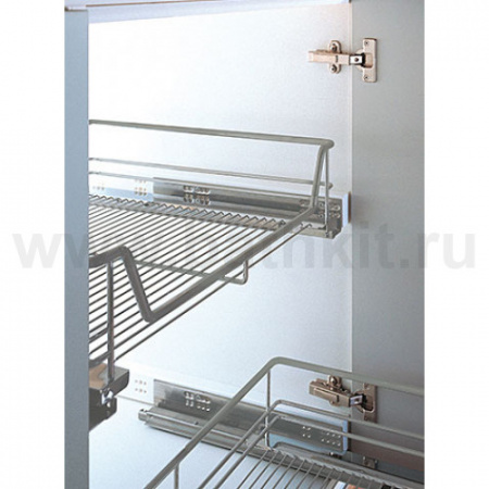 №32, Kessebohmer: Корзина 420х500х127, ТИТАН-500, верхняя без крепления к фасаду!