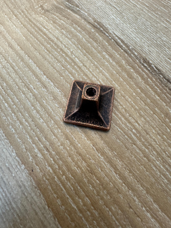 №15, Ручка мебельная noNAME Ручка-кнопка к ручке FS- 121 128 бронза старая , в наличии -  1 шт 128 Металл, , Новый