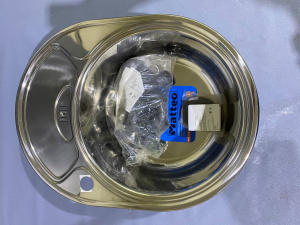 №14, Мойка врезная нержавейка MATTEO 5844А COSTA DOLHE A 577х440 700 Металл, глянец полировка, Новый