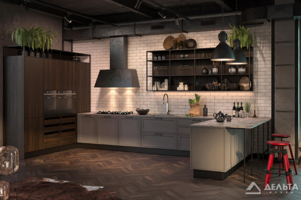 Кухонный гарнитур на заказ Degno Classic Loft