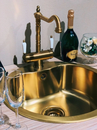 №22, Смеситель Omoikiri 4994292 AMAGASAKI   , Antique times, Новый