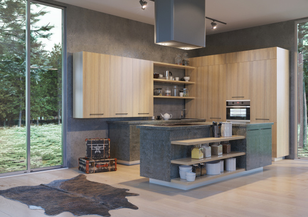 Кухонный гарнитур на заказ WOODSTONE